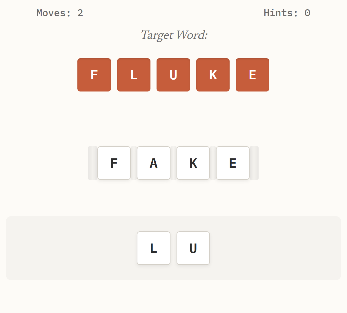 ChangeWord screenshot